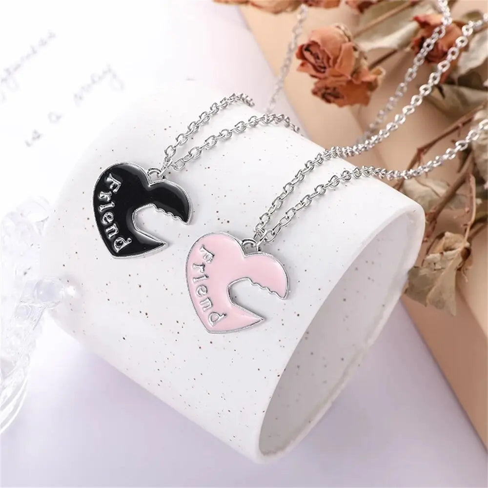 New Best Friends Necklace For Women Girls Broken Heart Puzzle Musical Note Pendant Necklaces BFF Friendship Forever Jewelry Gift    Home Decor Supply | Online Retail | ShoreShopper.com