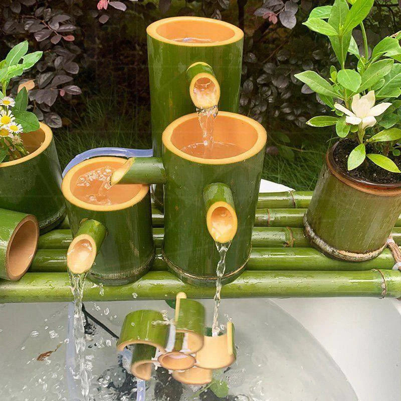 1pc Bamboo Fountain Modern Home Decor Water Fountains Ornaments Garden Decoration    Home Decor Supply | Online Retail | ShoreShopper.com