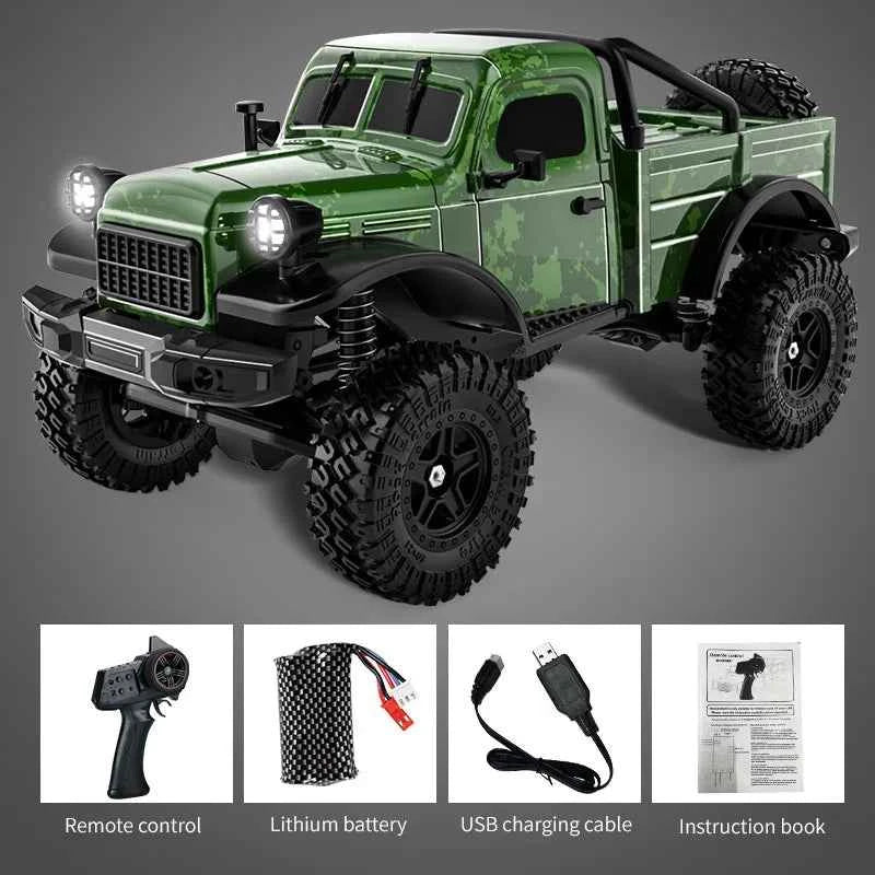 RC Car C8813 Full Proportional Throttle Pickup Truck Model Remote Control Toy 4WD Climbing Off-Road Rc Remote Control Car Gift