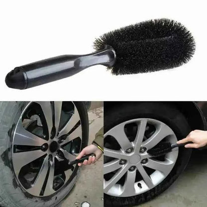 Car Wheel Cleaning Brush Profession Tire Auto Cleaning Detailing Care Wet  Dry Wheel Tire Rim Clean Brush Goods Accessory