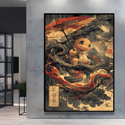 High Quality Pokemon Arcanine Pikachu Wall Painting with Unique Designs and Gorgeous Colors Adding A Touch of Brightness To Wall    Home Decor Supply | Online Retail | ShoreShopper.com