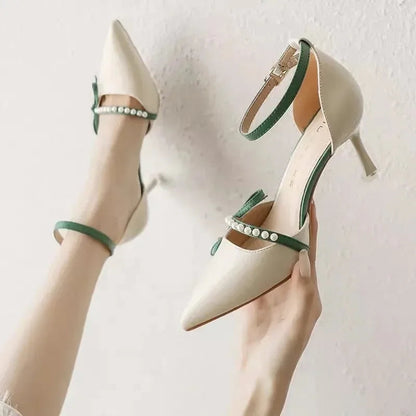 2026 New Women Shoes Fashion Pointed Tip High Heeled Sandals for Woman Elegant French Casual Shoe Designer Shoes Sandalias Mujer    Your Coastal Marketplace | Shoreshopper.com