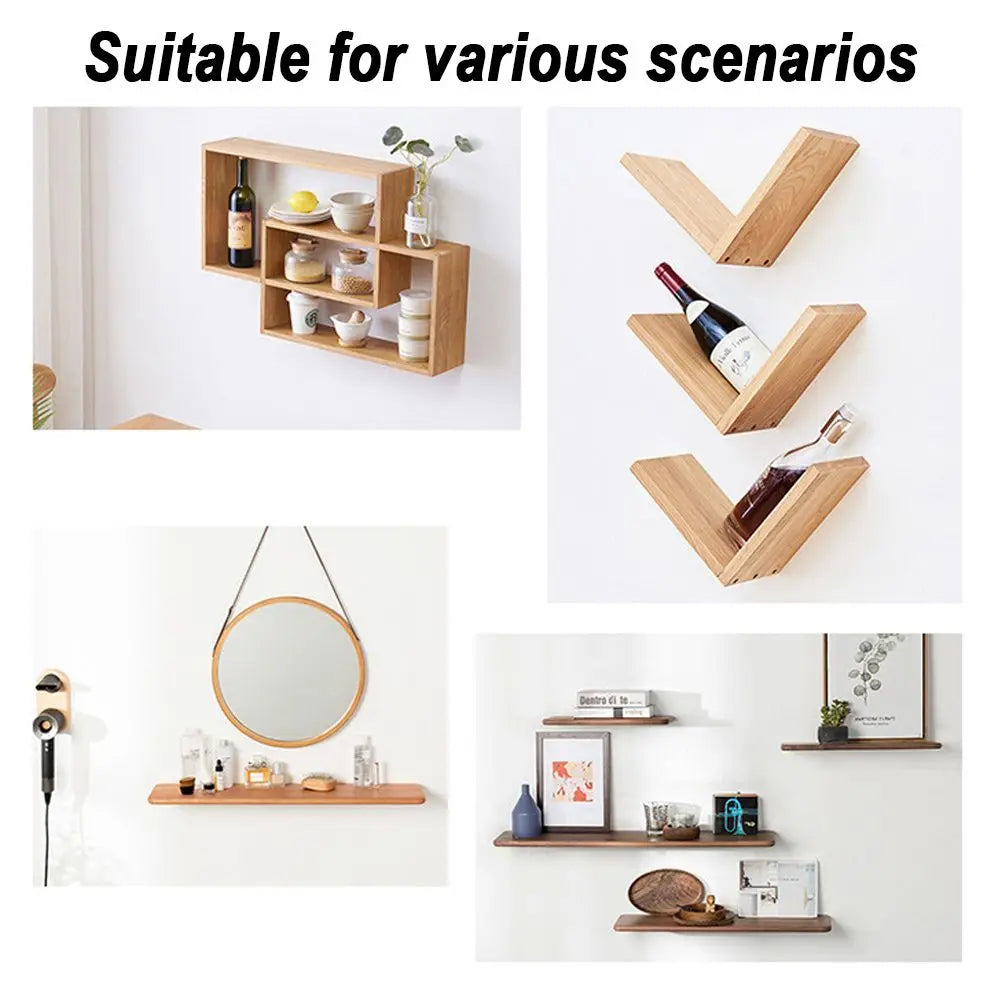 T Shape Metal Shelf Brackets Concealed Brackets Floating Hidden Wall Shelf Supports Screw Mounting Plate High Quality    Home Decor Supply | Online Retail | ShoreShopper.com