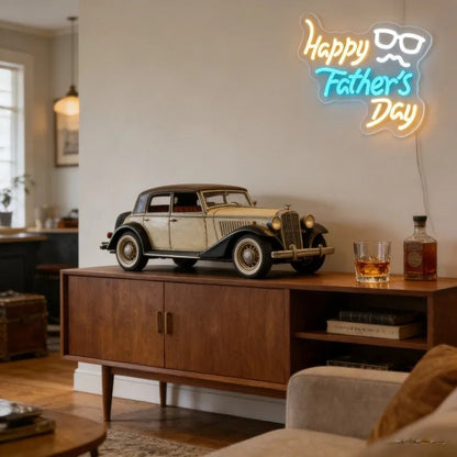 Happy Fathers Day LED Neon Sign Wall Art for Home Bar Party  Living Room Decor Fathers Day Gift Lighting Celebration Neon Light    Your Coastal Marketplace | Shoreshopper.com