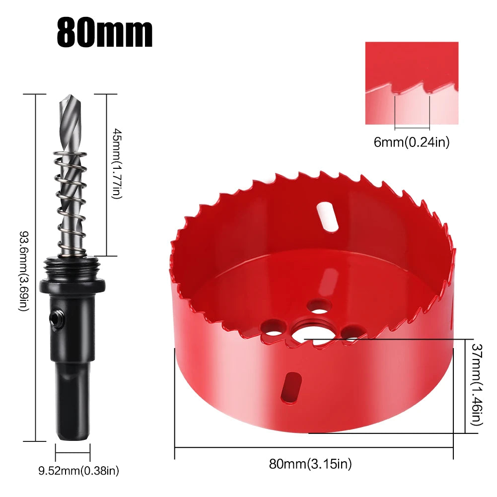 1pc 15-200mm M42 Bi-Metal Hole Saw HSS Drill Bit for Metal Iron Aluminum Stainless Plastic DIY Wood Cutter Tools    Home Decor Supply | Online Retail | ShoreShopper.com