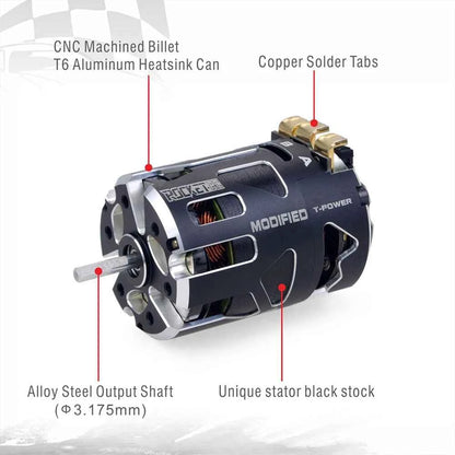 RC Car Surpasshobby Rocket 540 V5R Sensored Brushless Drift Racing Motor for 1/10 1/12 1/14 RC Car Competition Modified Truck
