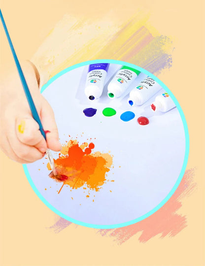 Acrylic Paint Set 12/18/24/36 Colors 12ml Tubes Non-Toxic Waterproof Art Craft Paints for Artists Kids Beginners School Supplies    Home Decor Supply | Online Retail | ShoreShopper.com