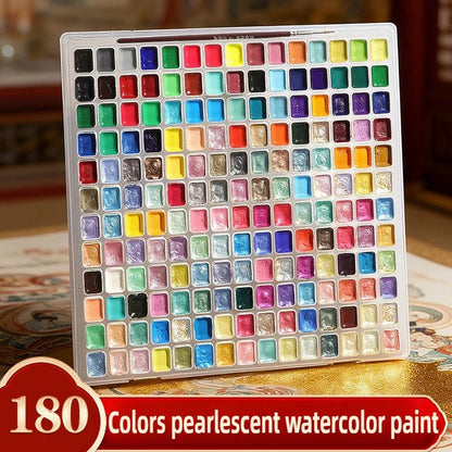 12/98/150/180 Colors Pearl Solid Water Color Paint Set Portable Professional Watercolor Painting School Art Supplies Stationery    Home Decor Supply | Online Retail | ShoreShopper.com