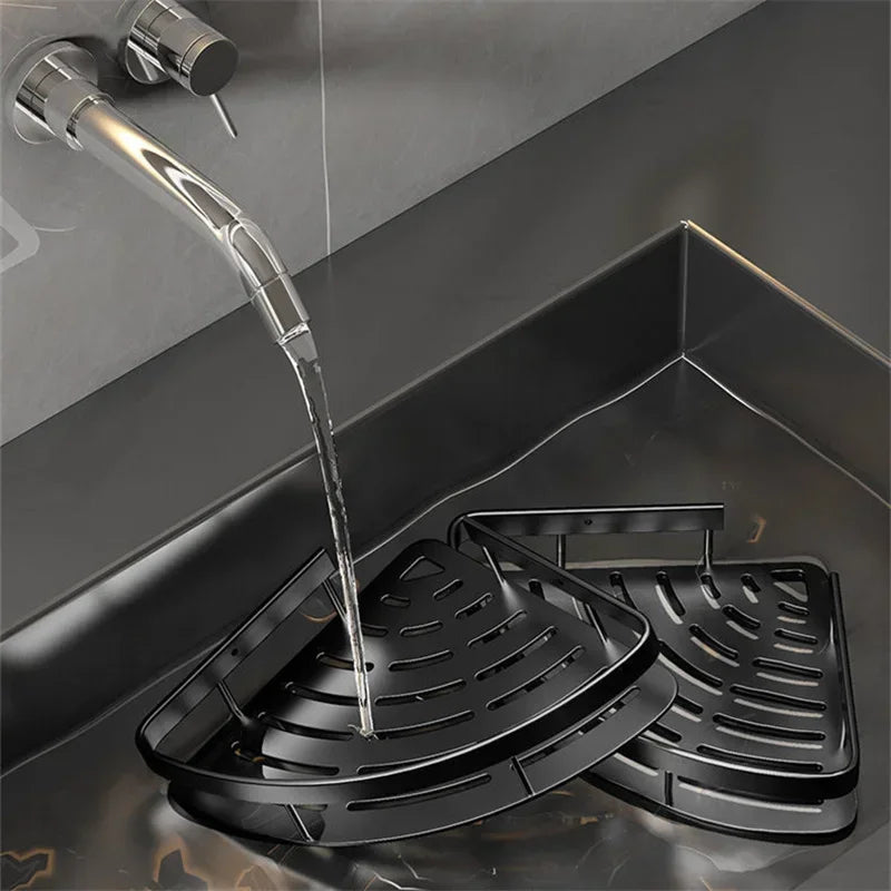 Bathroom Shelf Aluminum Alloy Shampoo Rack Makeup Storage Organizer Shower Shelf Bathroom Accessories No Drill Wall Corner Shelf    Home Decor Supply | Online Retail | ShoreShopper.com