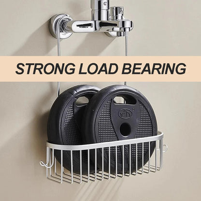 Aluminium Bathroom Shelf Without Drilling Shower Shelf Shelves Shampoo Holder Basket Storage Organizer Bathroom Accessories    Home Decor Supply | Online Retail | ShoreShopper.com