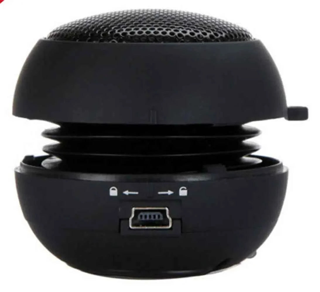 Music Player Mobile Phone Loudspeaker Wired for Phone PC 3.5mm Jack Hamburger Speaker Sound Box Amplifier