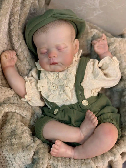 18-Inch Adorable Eric Reborn Baby Doll Sleeping Pose | Flexible Cloth Body, Collectible Art Gift    Home Decor Supply | Online Retail | ShoreShopper.com