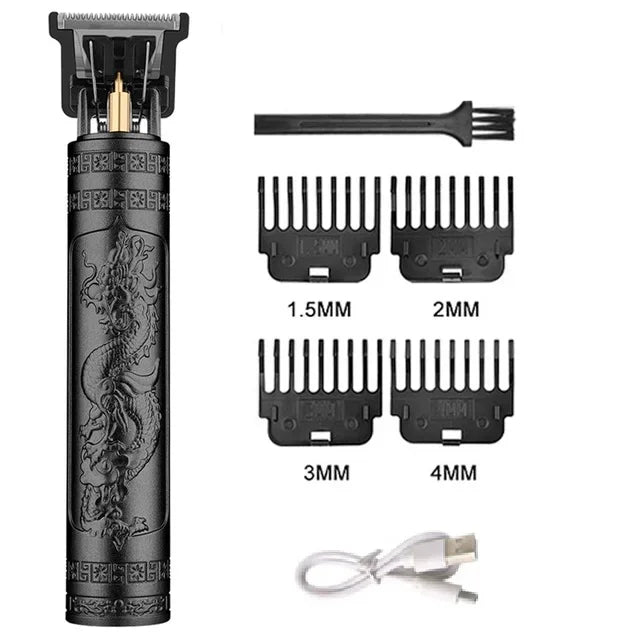 Adjustable Hair Trimmer T9 Vintage Hair Clipper Electric Beard Trimmer Hair Length Adjustable Haircut Machine Kit Boyfriend Gift - ShoreCo.Shop
