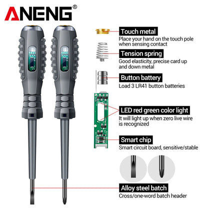 ANENG B05 Word/cross Screwdrivers Neon Bulb Indicator Meter Electric Pen Insulated Electrician Highlight Pocket Tester Pen Tools    Home Decor Supply | Online Retail | ShoreShopper.com