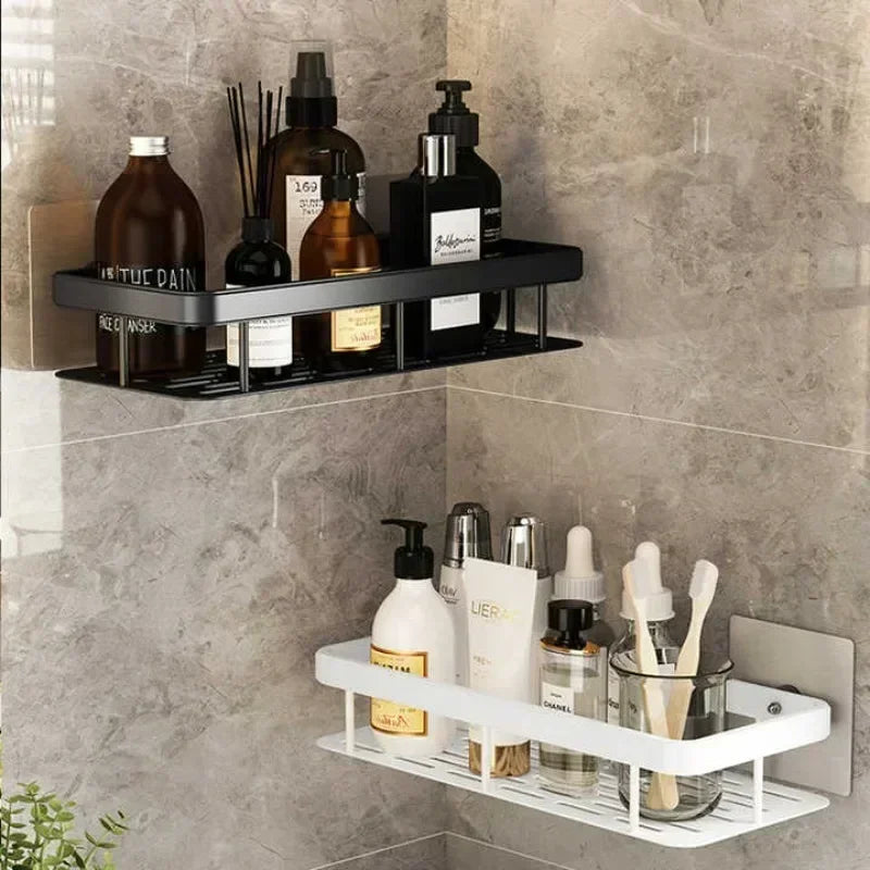 Bathroom Shelf Kitchen Storage Organizer Aluminum Alloy Shampoo Rack Shower Shelf Bathroom Accessories No Drill Shelf    Home Decor Supply | Online Retail | ShoreShopper.com