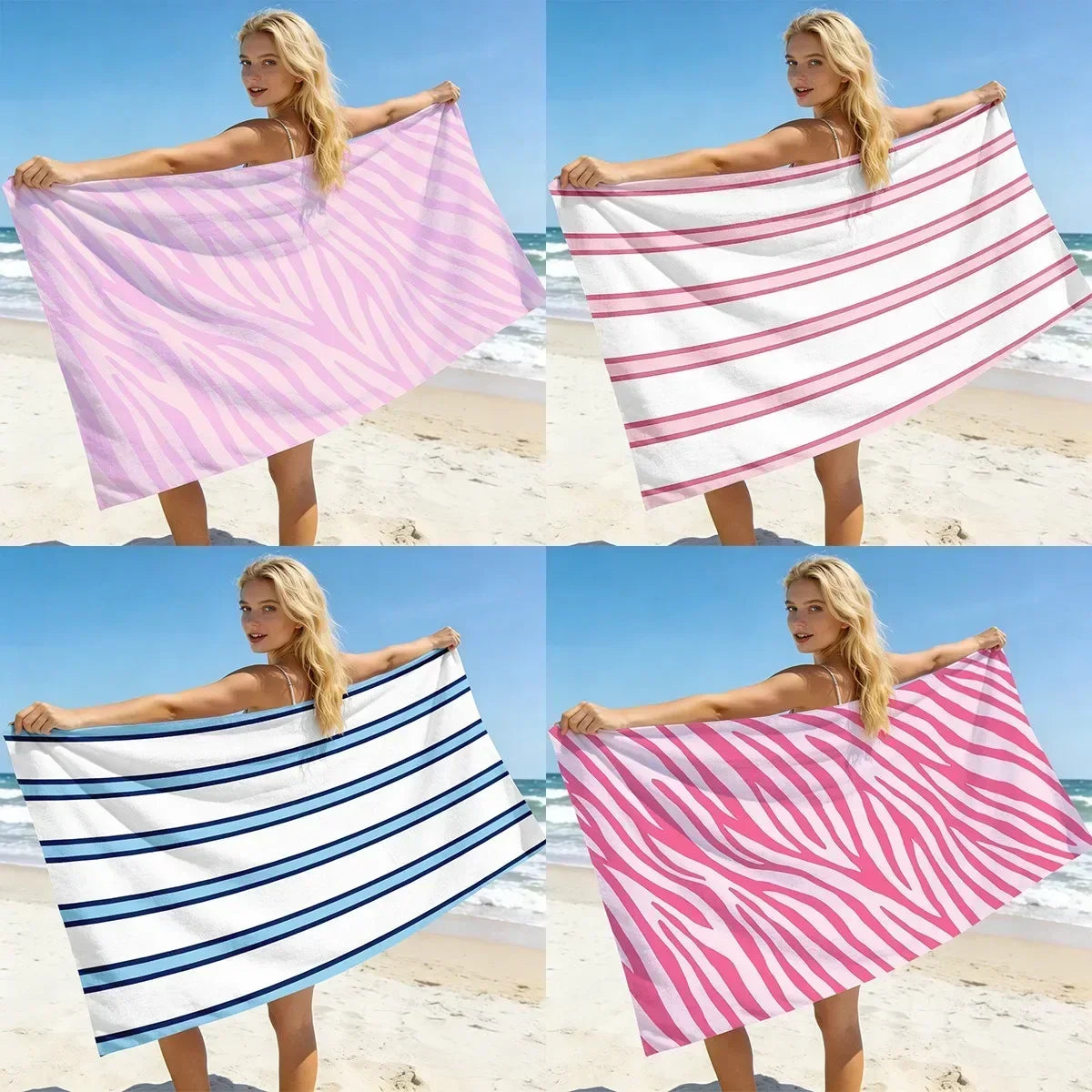 Beach Towel – Stylish, Soft & Absorbent with Quick-Dry Comfort, Perfect for Beach, Pool, Vacation, and Everyday Relaxation    Your Coastal Marketplace | Shoreshopper.com