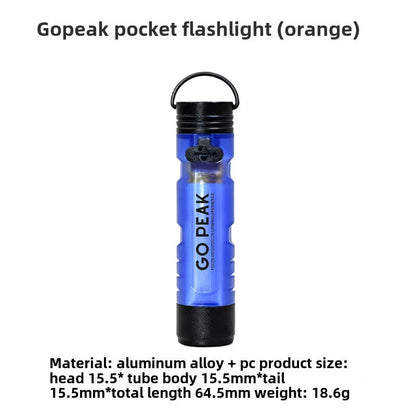 Gopeak 5050 Mini USB Rechargeable LED Pocket Flashlight Clip-on Hat Light Keychain Torch for Camping Hiking Outdoor Portable    Home Decor Supply | Online Retail | ShoreShopper.com