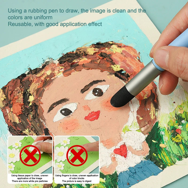 Art Essential 1/3Pcs Color Shaper Tool for Oil Painting, Pastel Blending.    Home Decor Supply | Online Retail | ShoreShopper.com