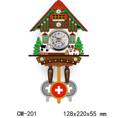 Wooden Hanging Wall Clock Bird Alarm Clock Cuckoo Clocks For Home Decoration Quartz Watch Decorative Home Decor    Home Decor Supply | Online Retail | ShoreShopper.com