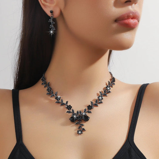 Elegant Flower Design Jewelry Set, Fashion Jewelry for Party, Daily Clothing Decor, Trendy All-match & Exquisite Jewelry    Home Decor Supply | Online Retail | ShoreShopper.com