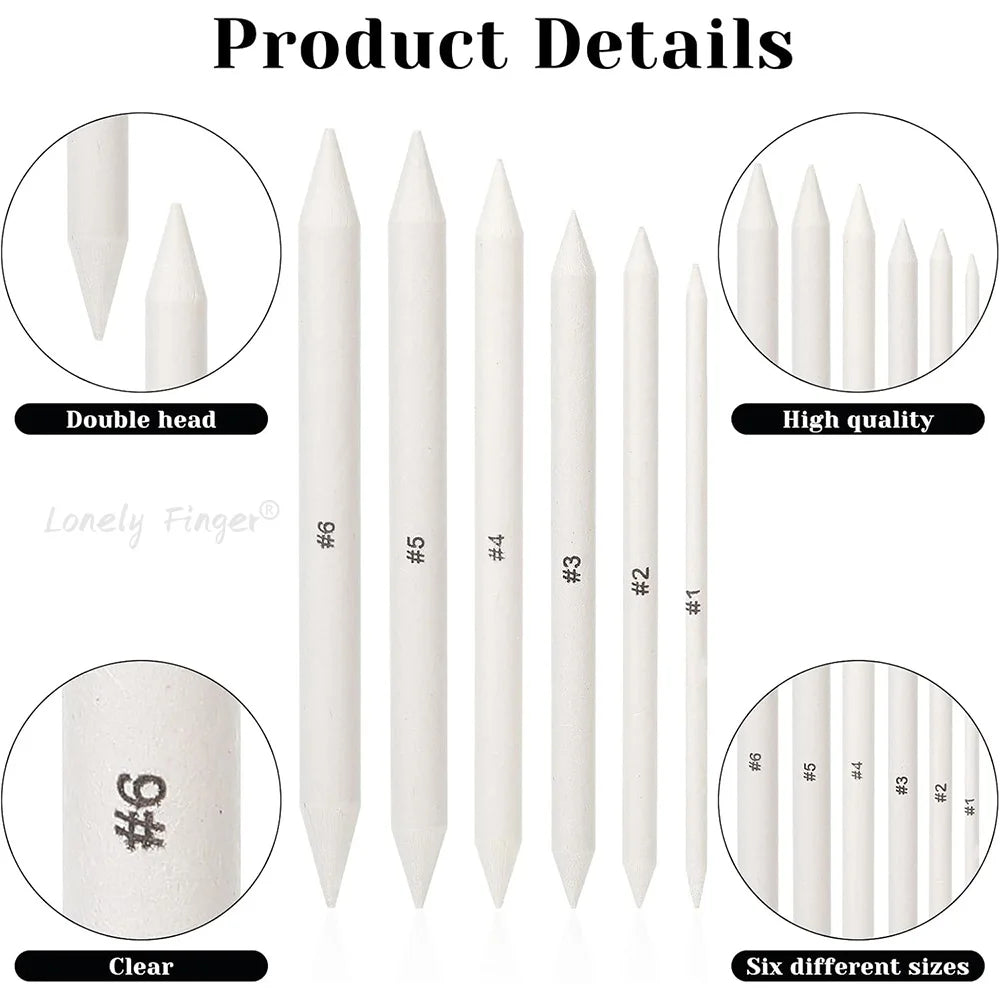 6/12 Pcs Blending Stumps, Paper Art Blenders, Drawing Pencils for Student Artist Charcoal Sketch Drawing Tools, Sketch Supplies    Home Decor Supply | Online Retail | ShoreShopper.com