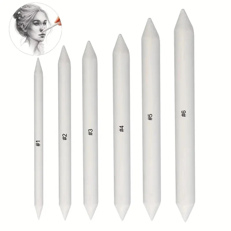Art Supplies Drawing Tool Stump Rice Paper Sketch Double Head Smudge Stick Blending Stick White Drawing Pen Sketching Pencil    Home Decor Supply | Online Retail | ShoreShopper.com