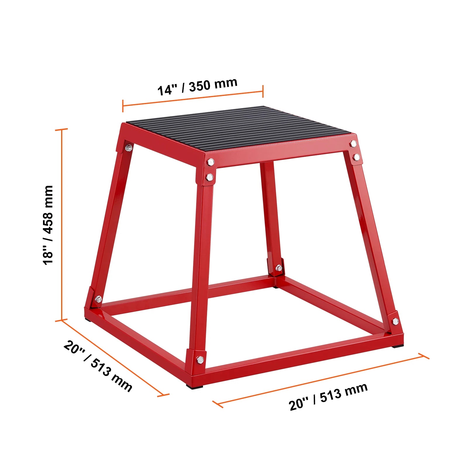 SucceBuy 12/18 Inch  Jump Box Anti-Slip Fitness Exercise Step Up Box For Home Gym Training Conditioning Strength Training    Home Decor Supply | Online Retail | ShoreShopper.com
