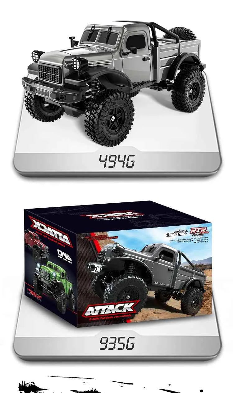 RC Car C8813 Full Proportional Throttle Pickup Truck Model Remote Control Toy 4WD Climbing Off-Road Rc Remote Control Car Gift