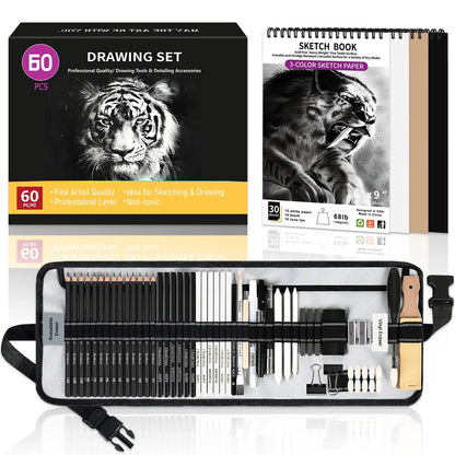 42/46/60/68/72/146pcs Drawing Supplies Sketching Set,Art Kit include Drawing & Colored Pencils.Pro Art Sketch Supplies    Home Decor Supply | Online Retail | ShoreShopper.com