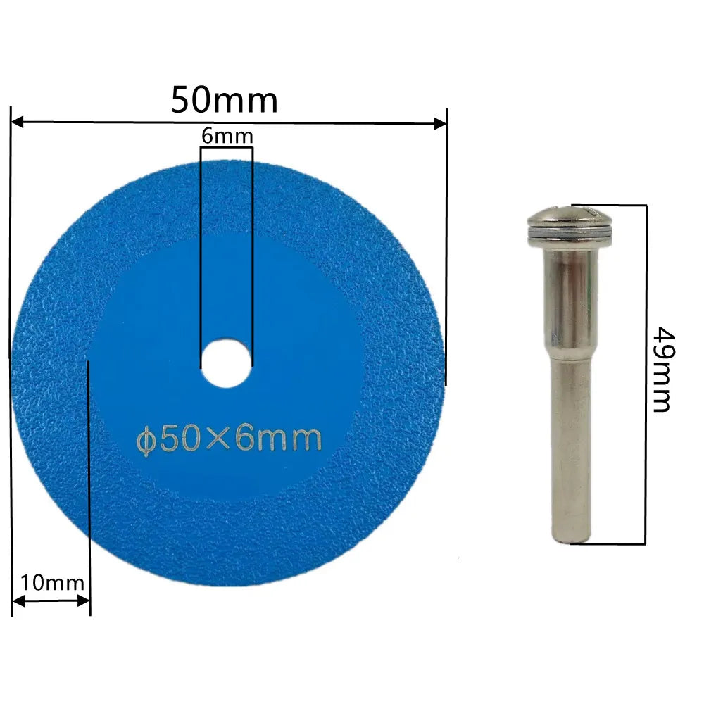 2inch 1-10Pcs Diamond Cutting Disc Glass Jade Crystal Tile Marble Saw Blade Brazed Glass Engraving Round Shank Mini Saw Blade    Home Decor Supply | Online Retail | ShoreShopper.com