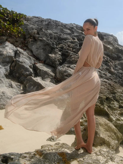 Women's Cover-ups Summer Swimwear Solid Tunic Shirt Beach Dress Female Swimsuit Beach Cover Up Beach Clothes    Your Coastal Marketplace | Shoreshopper.com