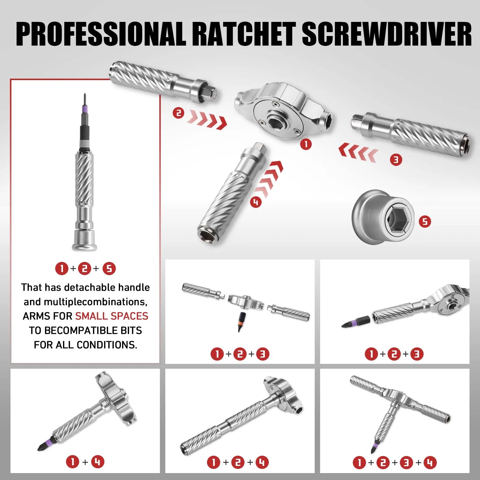 VMAN 66in1 Multifunction Ratchet Screwdriver Set Multi Magnetic Bits Mini Repair Tool Kit Household Tool For PC & Desk Etc.    Home Decor Supply | Online Retail | ShoreShopper.com