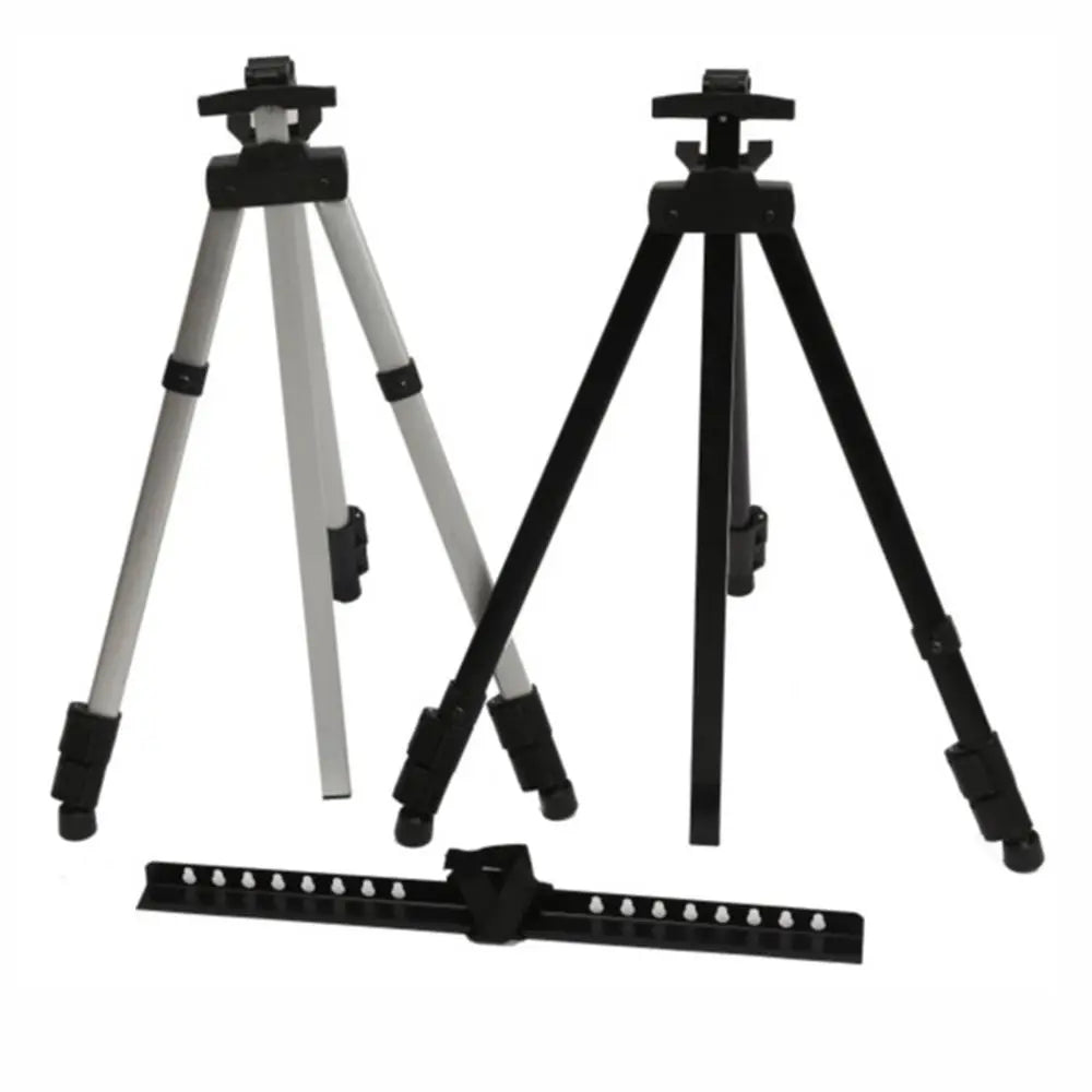 Adjustable Sketching Easel Black Silver Aluminum Alloy Sketch Drawing Easel Triangle Tool Shelf Travel Easel Art Supplies    Home Decor Supply | Online Retail | ShoreShopper.com