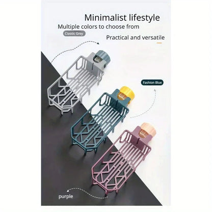 1 pc Lightweight faucet shelf - kitchen creative sink drain rack - non-perforated dishwashing rag sponge brush sink storage shel    Home Decor Supply | Online Retail | ShoreShopper.com