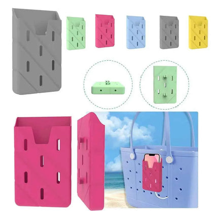 Phone Holder Decoration for Beach Tote Bag Camping Hiking Silicone Bracket Mobile Phone Holder Ornament Accessories