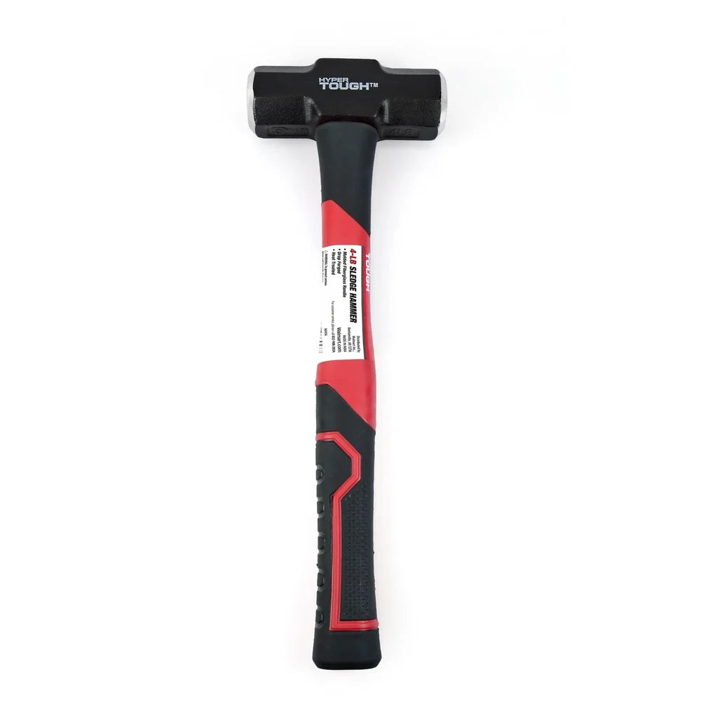4 lb Sledge Hammer Fiberglass Handle Comfort Grip Double Injected Carbon Steel Head Heat Treated Drop Forged Home Improvement    Home Decor Supply | Online Retail | ShoreShopper.com