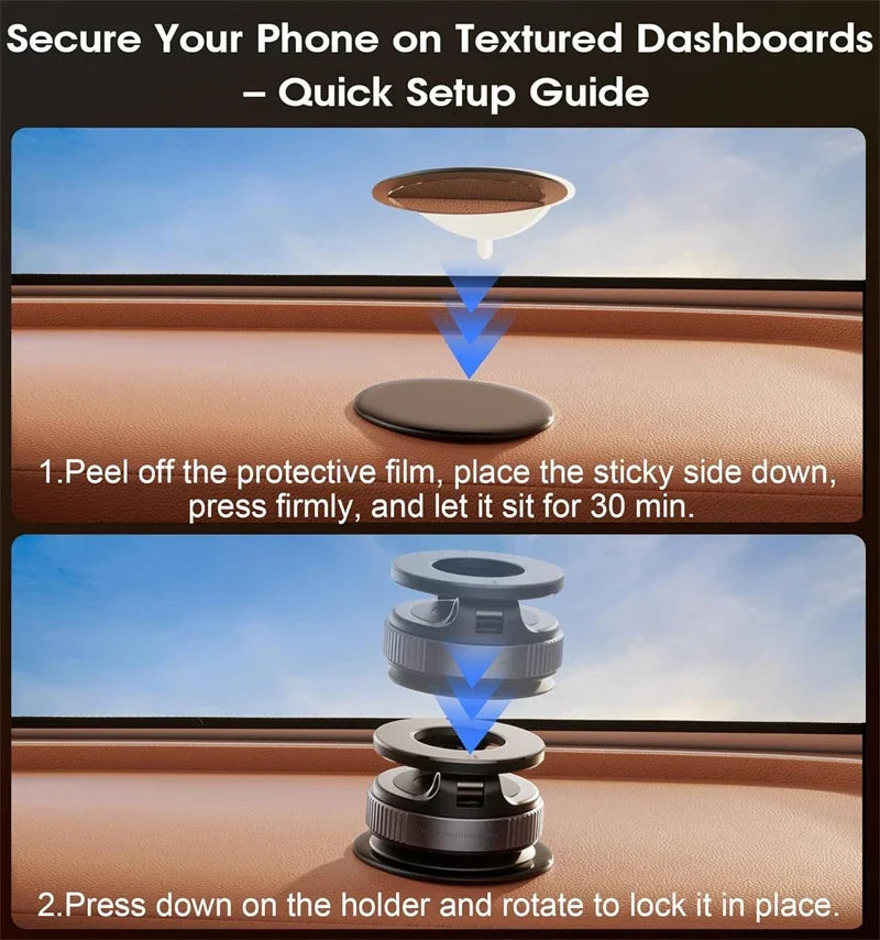 Car Mount Electric Vacuum Magnetic Holder Foldable Strong Suction Stand For Cell Phone For iphone 12 13 14 15 16 Live Streaming    Home Decor Supply | Online Retail | ShoreShopper.com