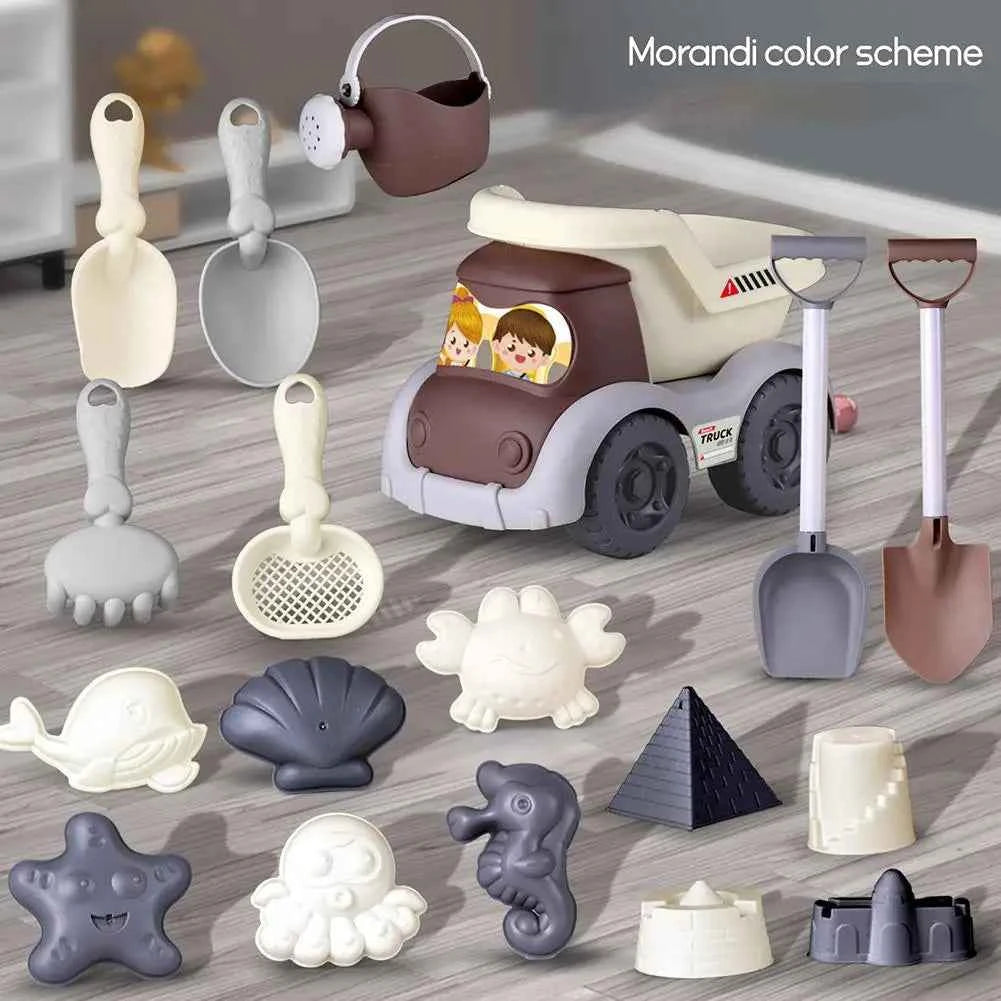 Beach Toys Set Summer Outdoor Games Sand Play Plastic Watering Bottle Shovels Panda Beach Water Game Toy Tools Gift
