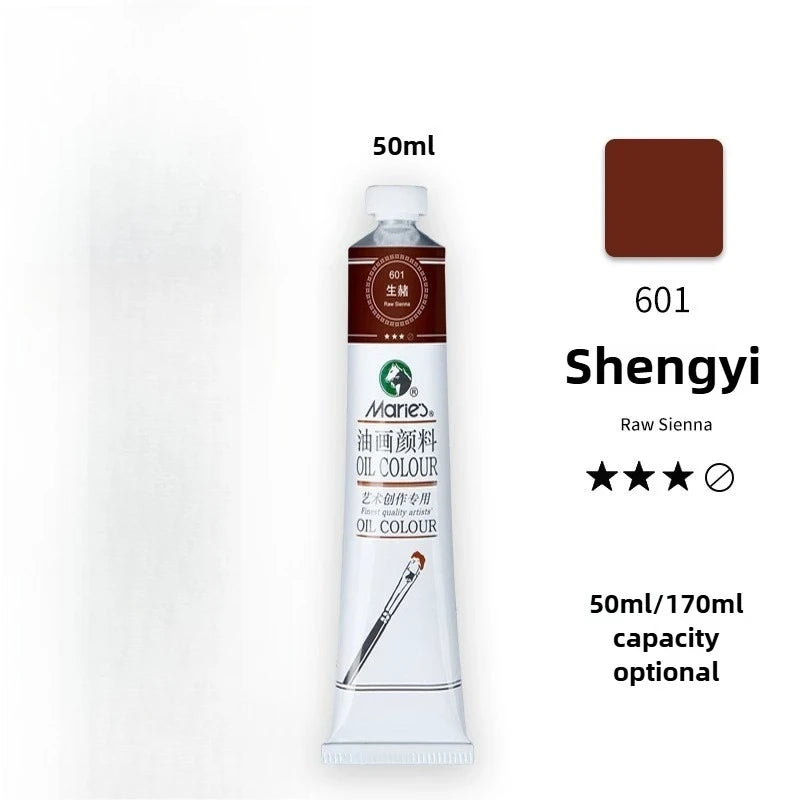 Maries Oil Paint 50ML Oil Painting Art Creation Pigment Large Oil Paint Paint Single Commonly Used 24 Colors    Home Decor Supply | Online Retail | ShoreShopper.com