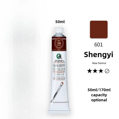 Maries Oil Paint 50ML Oil Painting Art Creation Pigment Large Oil Paint Paint Single Commonly Used 24 Colors    Home Decor Supply | Online Retail | ShoreShopper.com