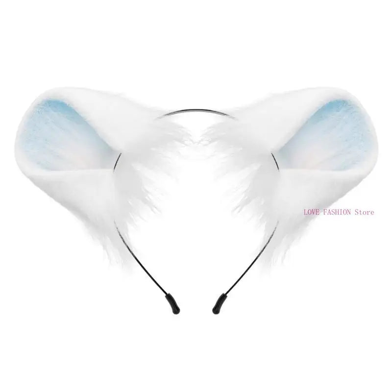 Girl Rabbits Headbands Furry Headwear Hairbands Fun Rabbit Ears Headwear Y166    Your Coastal Marketplace | Shoreshopper.com
