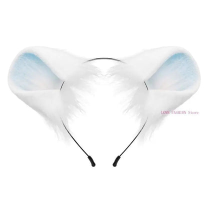 Girl Rabbits Headbands Furry Headwear Hairbands Fun Rabbit Ears Headwear Y166    Your Coastal Marketplace | Shoreshopper.com