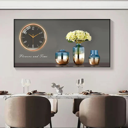 Large Size Aluminum alloy framed Artwork Wall Clock, Luxurious Muted Quartz Clock for Home Decor,living Room,bed Room Décor    Home Decor Supply | Online Retail | ShoreShopper.com