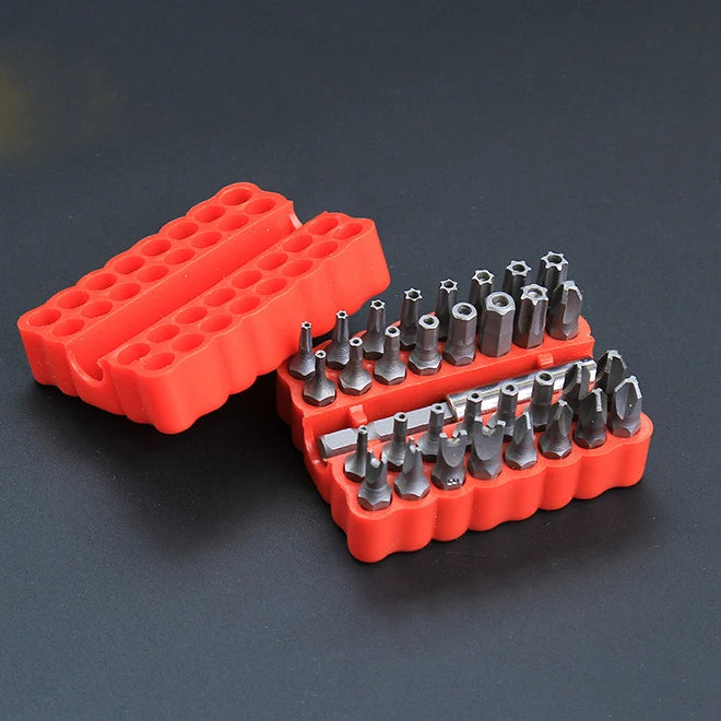 33Pcs With Magnetic Extension Bit Holder Torx Hex Star Spanner woodworking Tools Screwdriver Tamper Proof Security Bits Set    Home Decor Supply | Online Retail | ShoreShopper.com