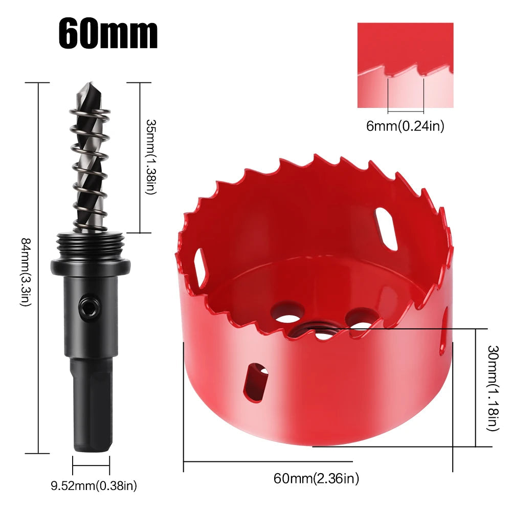 1pc 15-200mm M42 Bi-Metal Hole Saw HSS Drill Bit for Metal Iron Aluminum Stainless Plastic DIY Wood Cutter Tools    Home Decor Supply | Online Retail | ShoreShopper.com