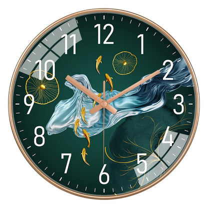 Simple Luxury Quartz Clock Hanging Wall Fish Decoration Modern Style Restaurant Living Room Home Decor Clock 8 10 12 Inche    Home Decor Supply | Online Retail | ShoreShopper.com