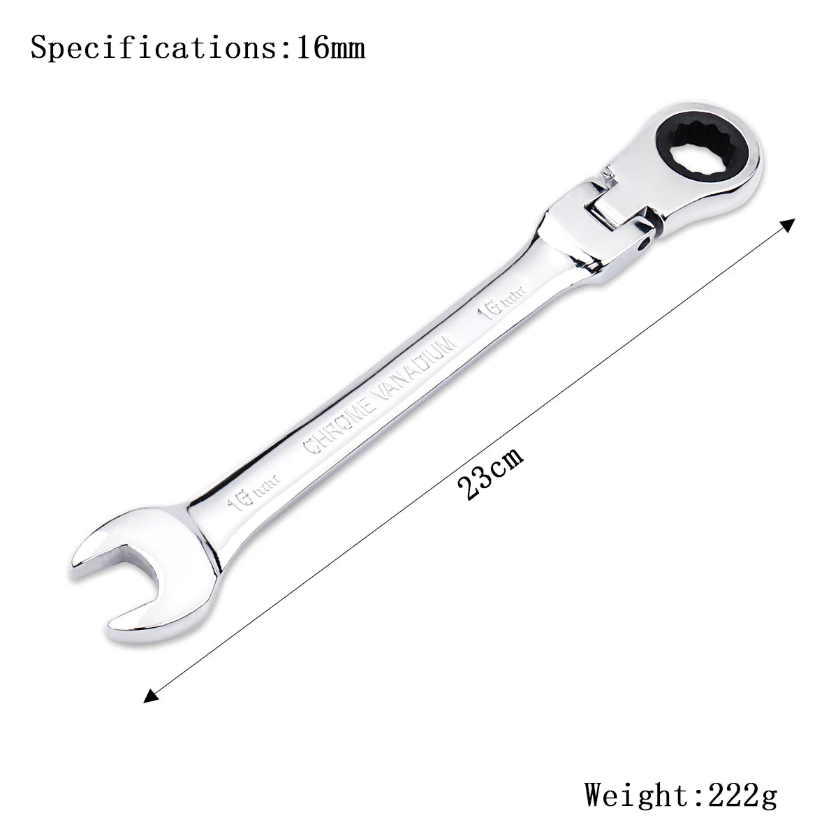Ratchet Wrench of Keys Spanner Set Hand Tool 72-Tooth Ratcheting Flexible Head Mirror Finish 6mm-27mm Auto and Home Repair 1 pcs    Home Decor Supply | Online Retail | ShoreShopper.com