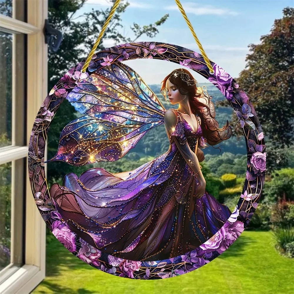 Enchanting Elf Fairy Acrylic Sun Catcher Window Door Display, Seasonal Summer Decor - for Home, Bar, for Daily Christmas Decor    Your Coastal Marketplace | Shoreshopper.com