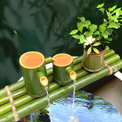 1pc Bamboo Fountain Modern Home Decor Water Fountains Ornaments Garden Decoration    Home Decor Supply | Online Retail | ShoreShopper.com