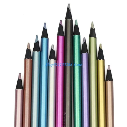 G88D 12/18/24 Color Art Supplies Metallic Colored Pencil Set Drawing Pencils Sketching Pencils Classroom for Adult    Home Decor Supply | Online Retail | ShoreShopper.com